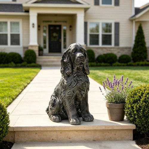 Cocker Spaniel Dog Statue