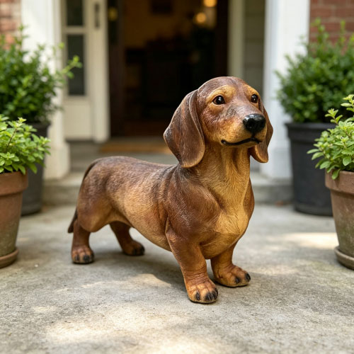 Dachshund Statue